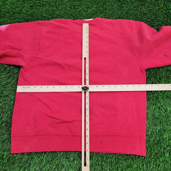 Vintage Champion Sweatshirt Womens Large 21x23 Script Logo - Picture 4 of 16